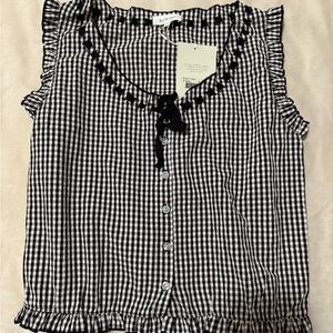 Bohme Gingham Top